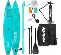 Set pour stand up paddel VirtuFit Racer 381 Bleu 381x71x15 cm