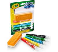 Crayola – Set pour tableau blanc – Feutres effaçables à sec, accessoires – À partir de 4 ans