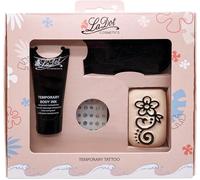 Set Pour Tatouages Temporaires-Make Up Noir Et Tampon + 80 Strass Autocollants + 1 Pierres À Tatouer-Taille M