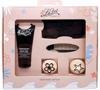 Set Pour Tatouages Temporaires-Make Up Noir Et Tampon + 80 Strass Autocollants + 2 Pierres À Tatouer-Taille S