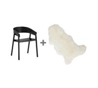 Set promo - Chaise Cover + peau lambskin for free!