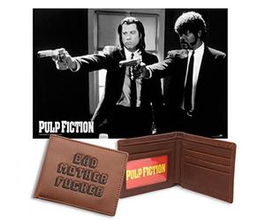 Set Pulp Fiction BMF - Porte-monnaie marron & Poster