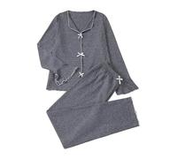 Set Pyjama Femme Combinaisons Pas Manche Surpyjama Accouchement Eclair Éclair Plaid Veste ilet Petite Moumoute Elegante Père 44 Valentin Prix Américain Naturelle