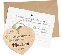 Set Quieres Ser Mi Madrina. Idea Para Bautizo O Boda Y Anunciar Embarazo, Regalo Para La Madrina