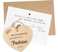 Set Quieres Ser Mi Padrino. Idea Para Bautizo O Boda Y Anunciar Embarazo, Regalo Para El Padrino