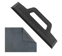 Set Raclette Vitre en Silicone avec Chiffon en Microfibre 30×40 cm, Raclette Vitre Flexible pour Voiture, Nettoyage Vitre Sans Traces, Séchage Rapide et Entretien Délicat des Vitres et Carrosserie