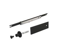 Set rail Roc Design pour baie, 4 supports de fixation + 1 amortisseur - 1950 mm - Noir - MANTION SAS - RD-T9-B