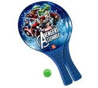 Set raquettes de plage avengers en plastique + balle - super heros marvel - jeu de tennis enfant - sport plein air