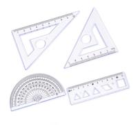 Set Règles Flexible 4 Pièces, Règle souple 4 pcs, Lycée | Construction légère, Accessoires tracé, Préparation d'examens, Pour collégiens
