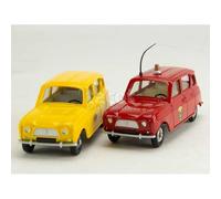 Set Renault 4l De Légende - Dinky Toys Chine 1/43