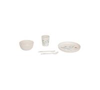 - Set Repas 5 Pièces Bébé "Seav" 26cm Blanc