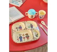 Set repas bébé NATHALIE LÉTÉ enfant 4 pièces rice coffret cadeau marron TU