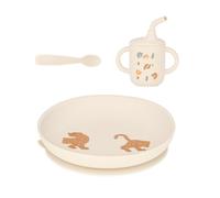 Babymoov Coffret repas bébé Comme Un Grand – Dès 9 mois – Assiette, Cuillère, Gobelet Little Roar