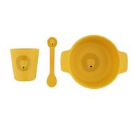Set Repas En Silicone - Mr. Lion Jaune