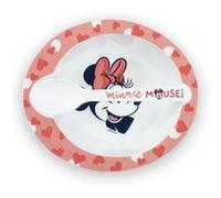 Set repas micro-ondes - 2 pieces - Bol et cuillere - Minnie Multicolore