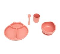 Set repas vaisselle 4 pièces - yum rose TU