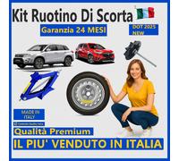 Set Roue Jockey Suzuki Vitara S-CROSS 17” 5Fori + Cric Vigne DOT2025 - Non