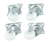 Set Roulettes avec Frein 25mm pour Chaise Bureau(4pcs) | 2 pour roues avec frein, 2 frein, rotation 360 degrés, montage pour facile, pour idéal meubles lourds