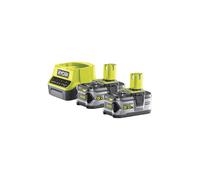Pack 2 batteries RYOBI 18V OnePlus 5.0Ah LithiumPlus - 1 chargeur rapide 2.0Ah RC18120-250