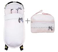 Set sac housse universel pour poussette+Sac à langer et organiseur grand. C'est disponible en plusieurs modèles et couleurs (Ariana Rose)