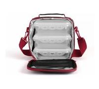 Set sacoche lunch box SEP126R, Isotherme pour conserver vos aliments 6h au frais, avec 3 tupperware hermétiques de 580 ml