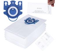 Set Sacs Aspirateur + Filtres - 12 Sacs Microfibre 3D | Filtration 99,9% | Compatible Miele, Hoover, Ariston