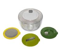 Joseph Joseph - Outils à salade Multi-Prep 4 pièces - Essoreuse et coupe-spirale - Transparent