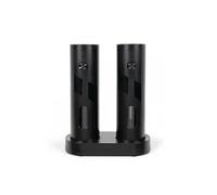 LIVOO Set salière et poivrière électriques MEN439N – 110 ml, meule céramique, USB-C, noir