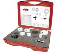 Set scies cloche 8 pcs métal HSS-Co8 Bi RUKO 126302 22 mm, 29 mm, 35 mm, 44 mm, 51 mm, 68 mm Cobalt 8 pièces 1 set