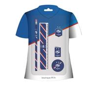 Set Scolaire Fff - Crayon - Gomme - Taille-Crayon - Règle 15 Cm - Collection Officielle Equipe De France De Football
