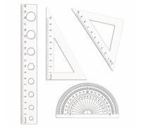 Set Scolaire, Kit Règles, Capybara 4 pcs [Capybara qui lutte]