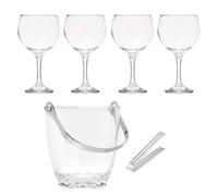 Set seau à glace 4 verres à gin tonic collection Vivalto