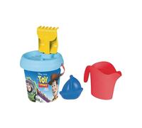 Set seau de plage Smoby Toy Story avec râteau, moule et arrosoir Bleu