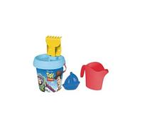 Smoby Seau garni Toy Story – Arrosoir, pelle, moule, tamis, râteau – Recyclée – Dès 18 mois