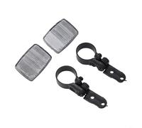 Set Sécurité Vélo pour avant Arrière avec Supports Fixation Set | ABS , montage pour rapide, supports inclus, pour avant , arrière , sécurité nocturne(2 pair)