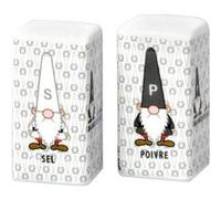 Set Sel et poivre Nain de Jardin BLANC G
