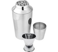 Set Shaker à cocktails en inox 400 ml et Doseur à alcool 2 cl et 4 cl Fackelmann Bar Concept