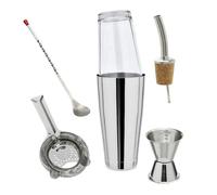 Shaker Cocktail Boston Ensemble Complet en Acier Inoxydable