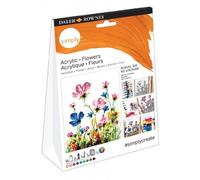 Set Simply Activité Fleur En Acrylique | Daler Rowney