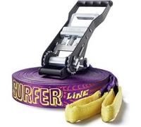 Gibbon Kit de slackline Surfer Line Violet Taille M