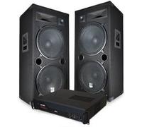 Set SONORISATION DJ CLUB LSC215 Boomers 38cm - Amplificateur Gemini 4000W - Câblages