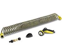Set spirale d'arrosage - KÄRCHER - 10m - Pistolet multifonction - Raccord universel - Protection Aquastop