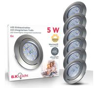Set Spots encastrable LED ultra-plat orientable spot plafond à encastrer 230V 5W