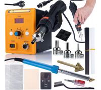 Set station de soudage Hot-Air Rosfix 858D + set 3 buses + fer à souder Rosfix Blue Lark 80W BL80W avec accessoires (plastique, filets)