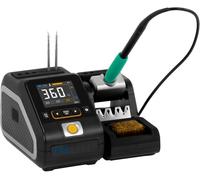 Set station de soudage;PCE Instruments PCE-SST 200 numérique 200 W 100 - 450 °C avec panne à souder