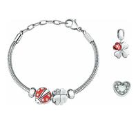 Set stylé en acier Drops SCZ1141 (bracelet, gouttes)