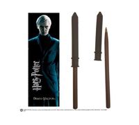 The Noble Collection – Stylo baguette et marque-page Harry Potter Draco Malfoy