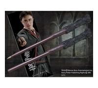 Set stylo à bille et marque-page - NOBLE COLLECTION - Harry Potter - Marron - Baguette magique - Cadeau fan