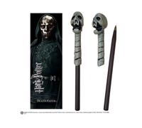 The Noble Collection Harry Potter Death Eater (Skull) Wand Pen and Bookmark