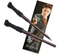 The Noble Collection – Set Harry Potter – stylo baguette et marque-page